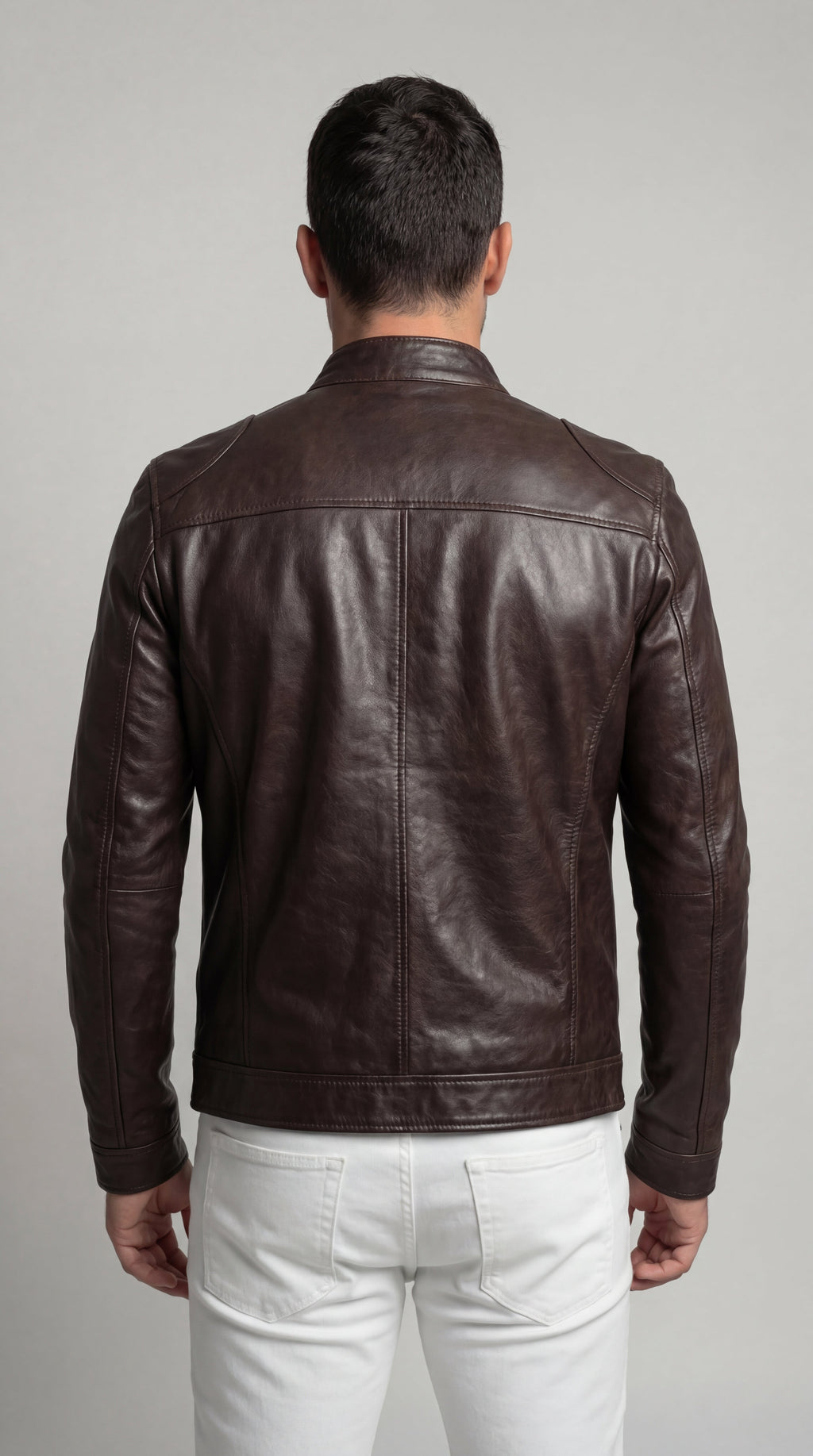 Chaqueta de Piel Hombre Elegante Otoño | Marc