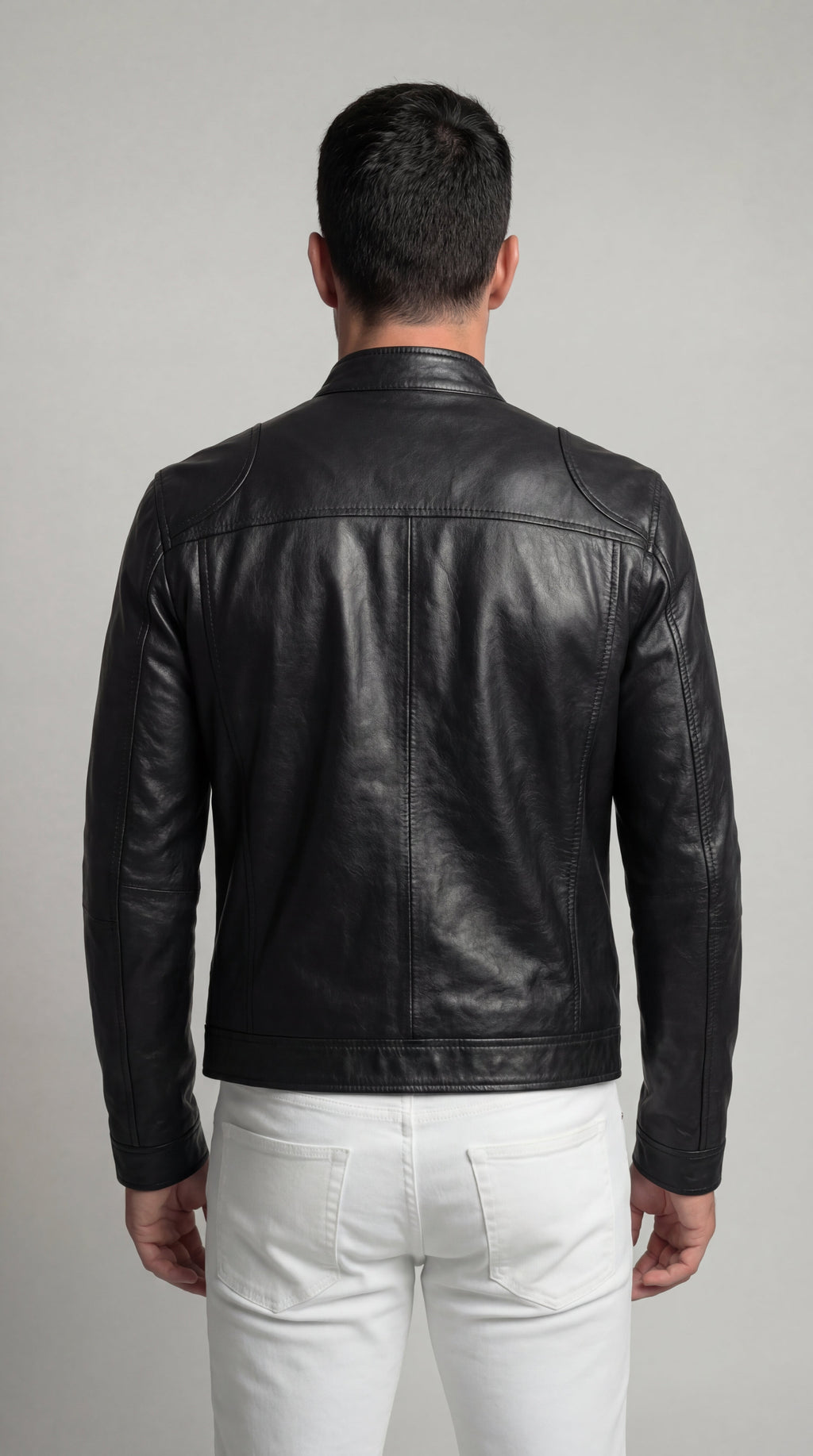 Chaqueta de Piel Hombre Elegante Otoño | Marc
