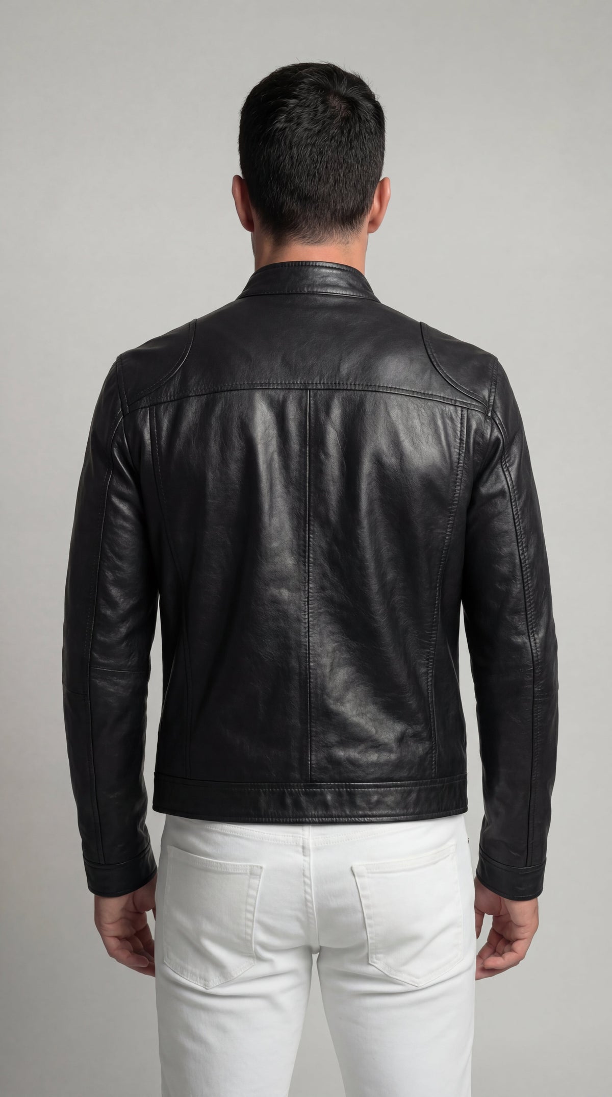Chaqueta de Piel Hombre Elegante Otoño | Marc