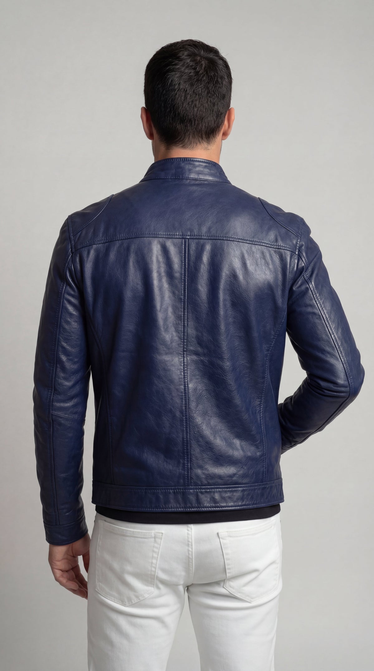 Chaqueta de Piel Hombre Elegante Otoño | Marc