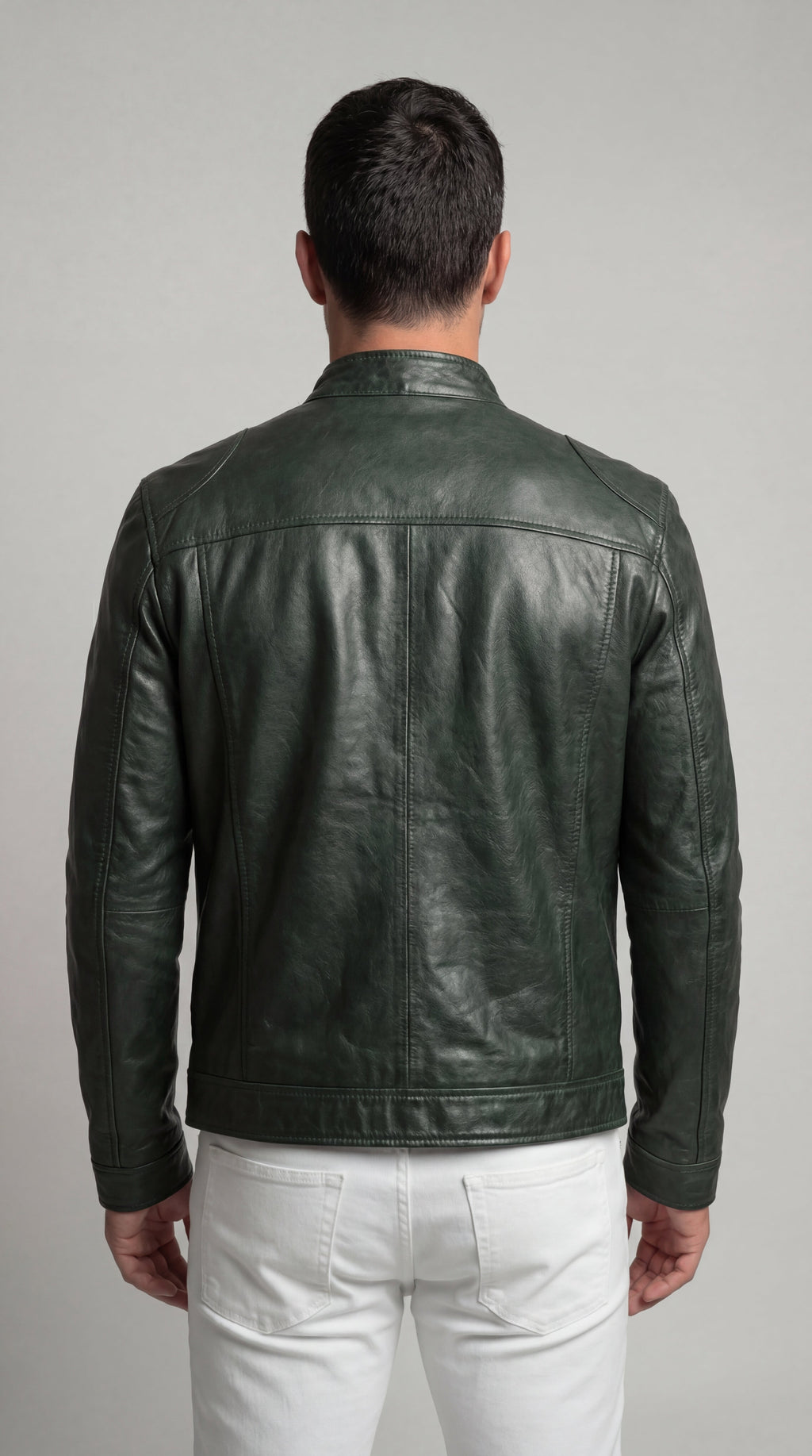 Chaqueta de Piel Hombre Elegante Otoño | Marc