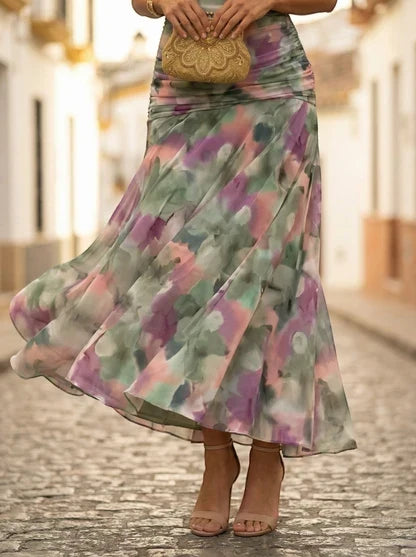 Vestido de Dama de Honor Largo Elegante Otoño | Amparo