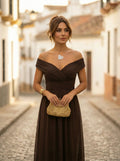 Vestido de Dama de Honor Largo Elegante Otoño | Amparo