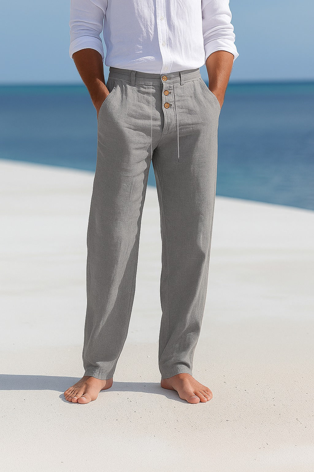 Pantalon en lin léger été | Mateo
