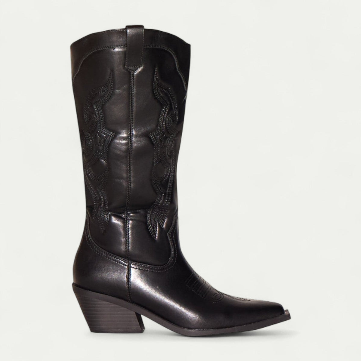 Botas Camperas de Acabado Envejecido Western para Mujer
