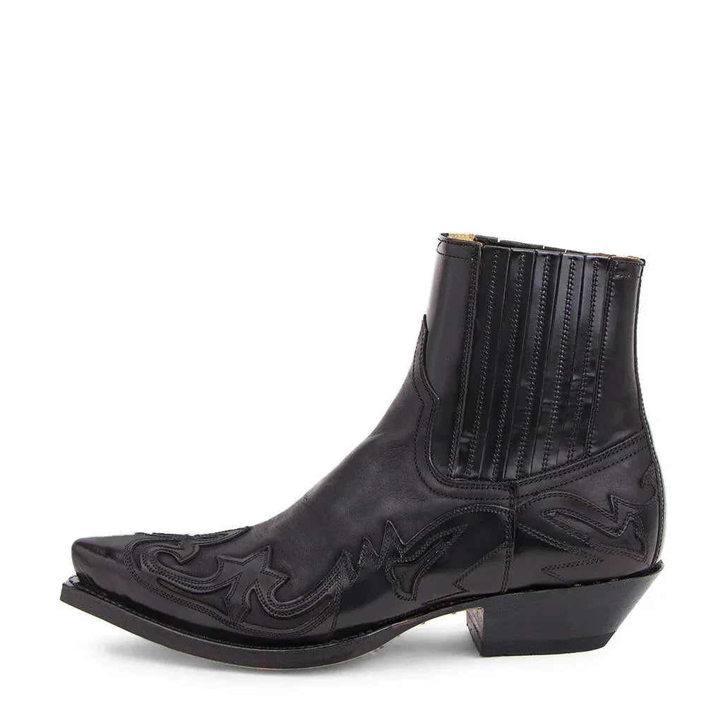 Botas Cowboy Cuero Punta Hombre Estilo Western | Valmonti