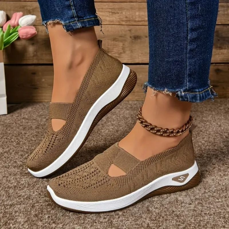 Alma | Baskets Femme Respirantes Sans Lacets Semelle Rembourrée