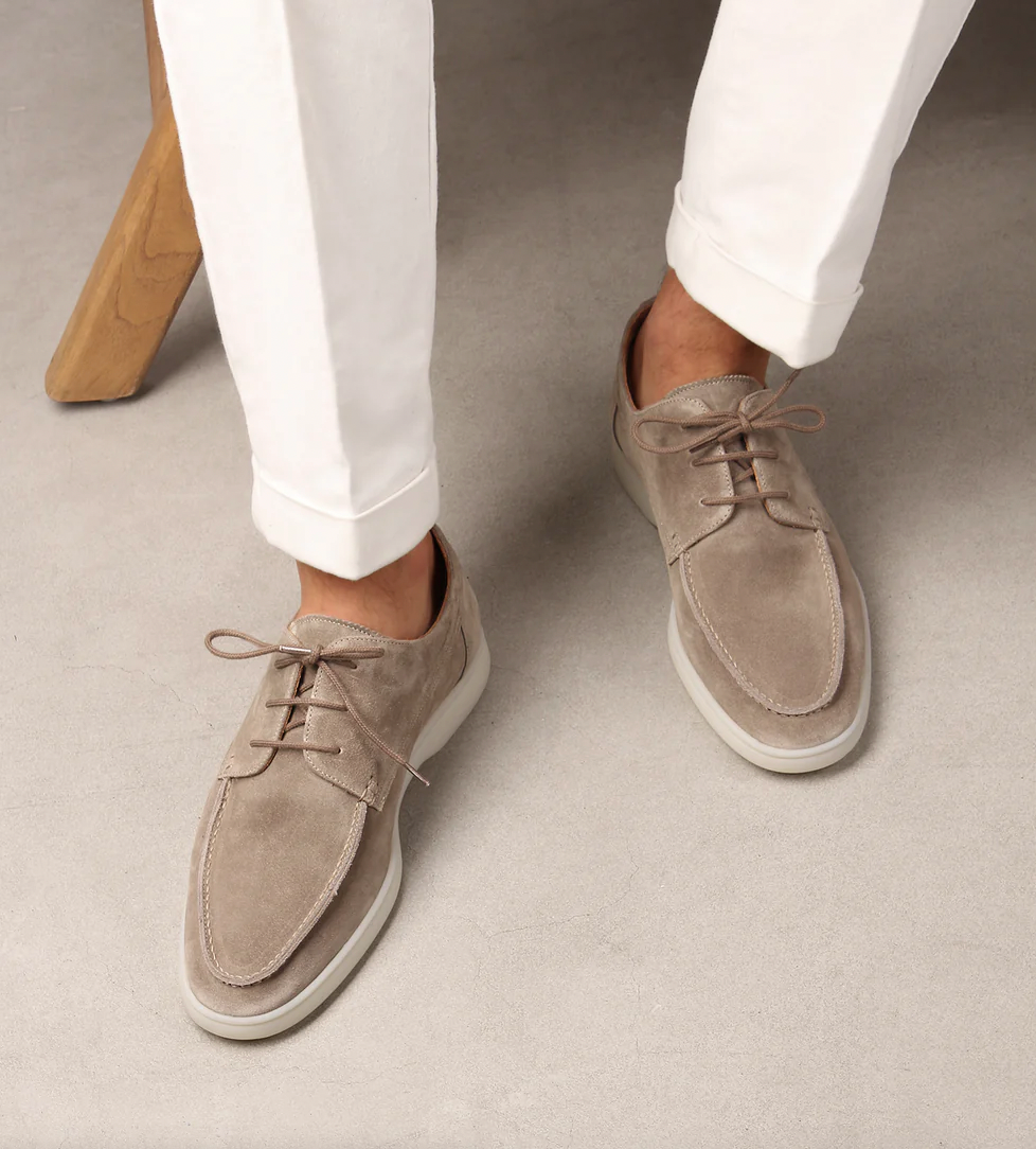 Derbies en daim à lacets pour homme Semelle légère | Arturo
