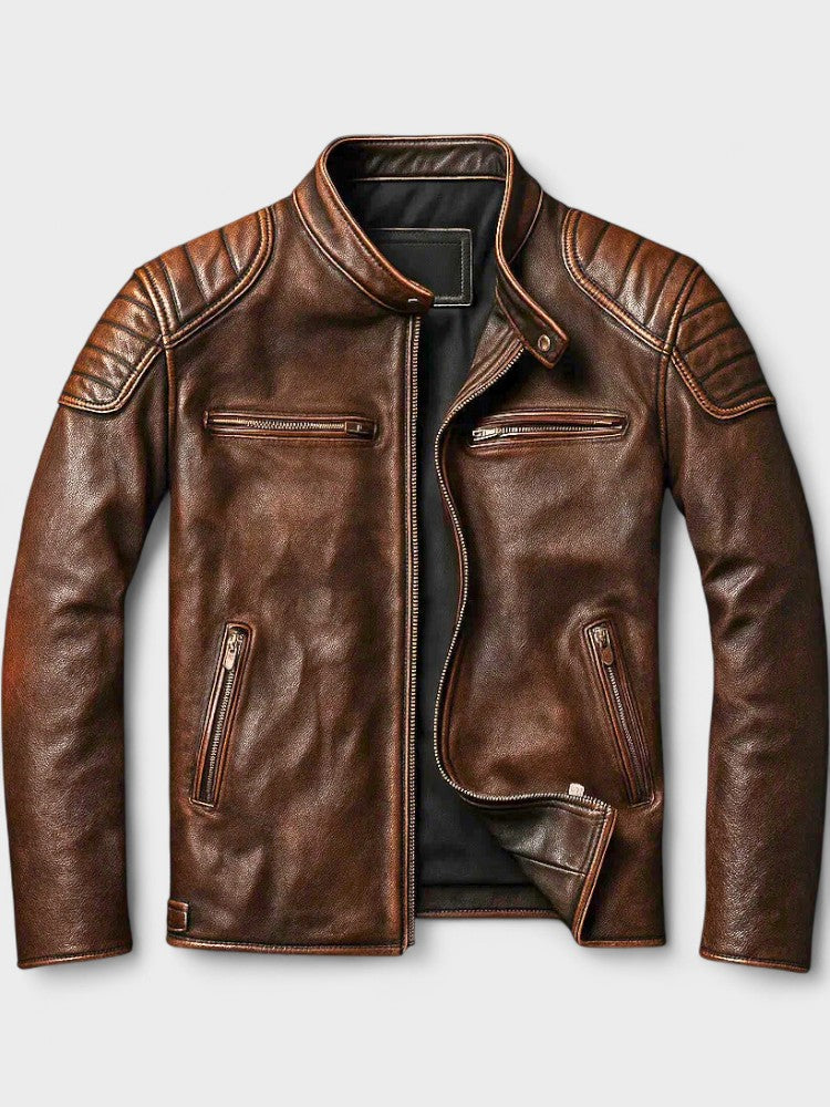 Chaqueta de Cuero Otoño Invierno Hombre | Troles