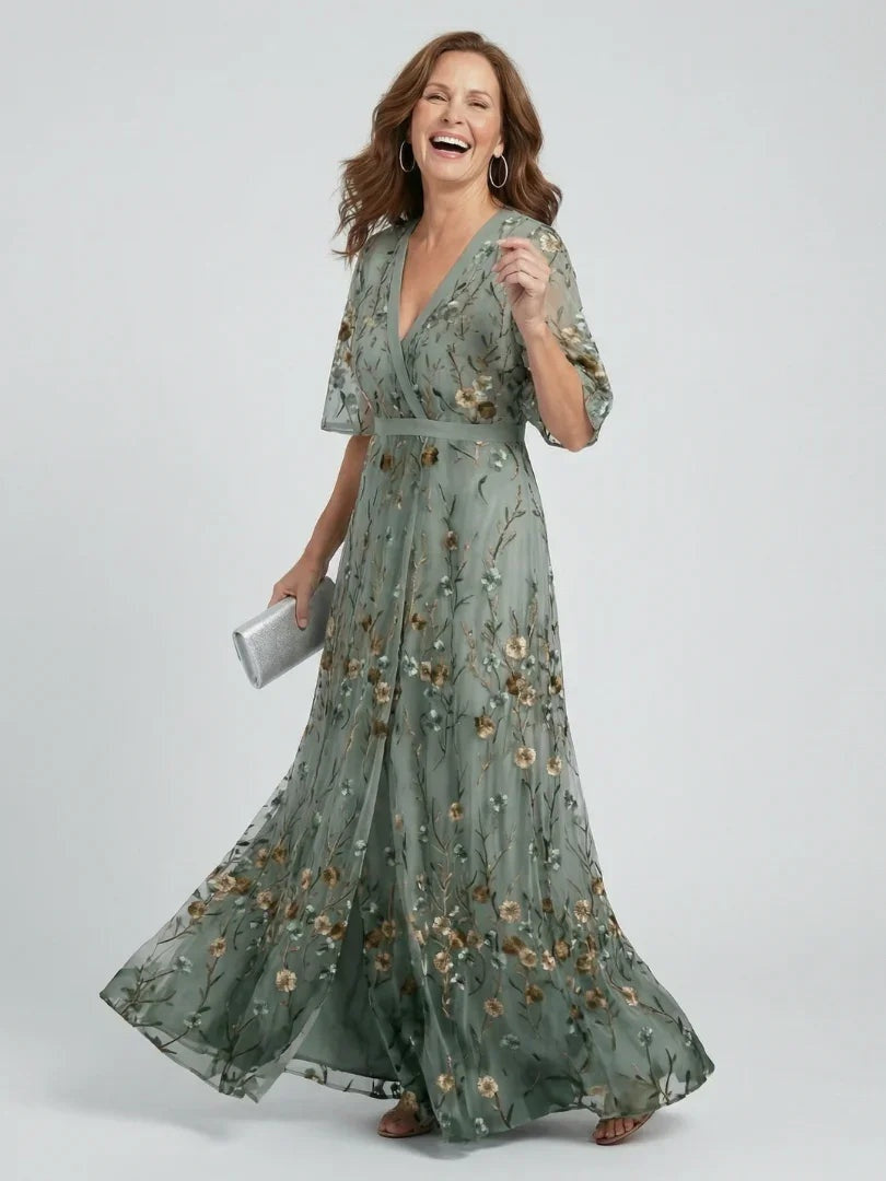 Vestido Largo Halter Estampado Floral Mujer | Carmen