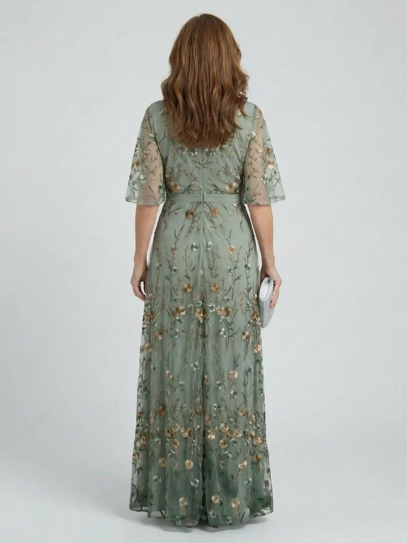Vestido Largo Halter Estampado Floral Mujer | Carmen