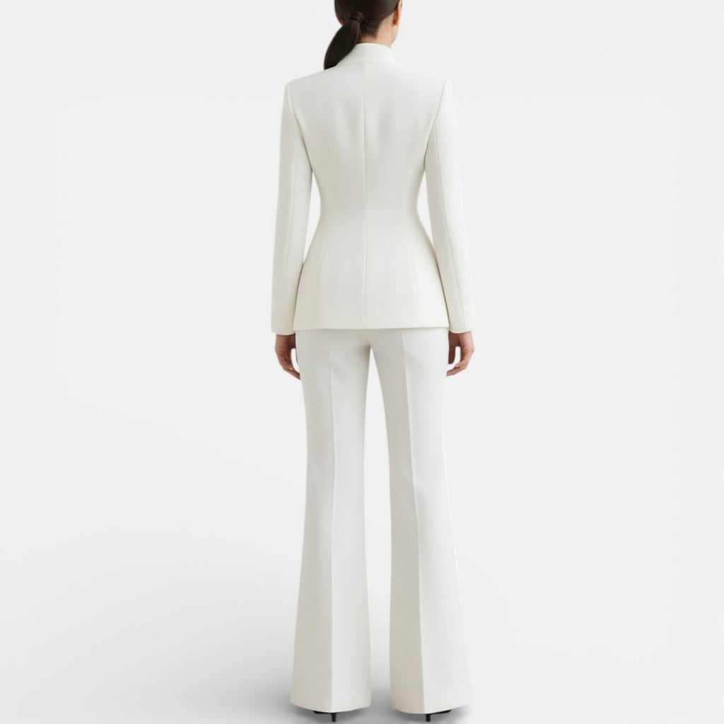 Conjunto de Traje Elegante para Mujer | Chaqueta y Pantalón Profesional