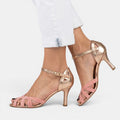Sandalias con tacón cómodas de mujer | Paula