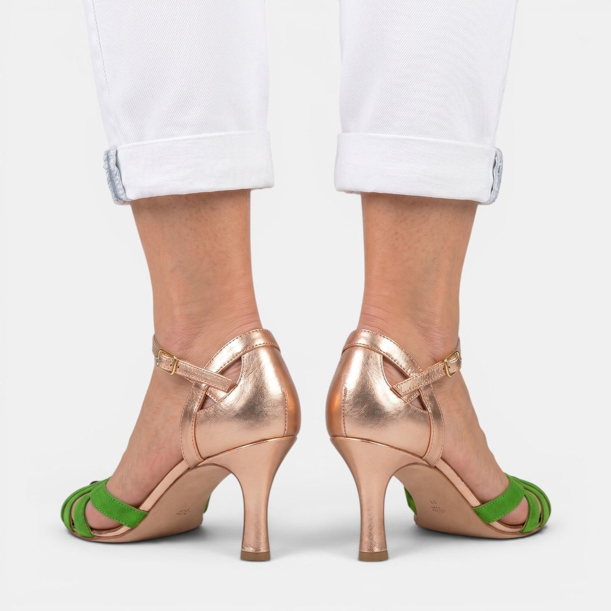 Sandalias con tacón cómodas de mujer | Paula