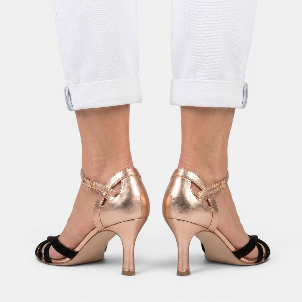 Sandalias con tacón cómodas de mujer | Paula