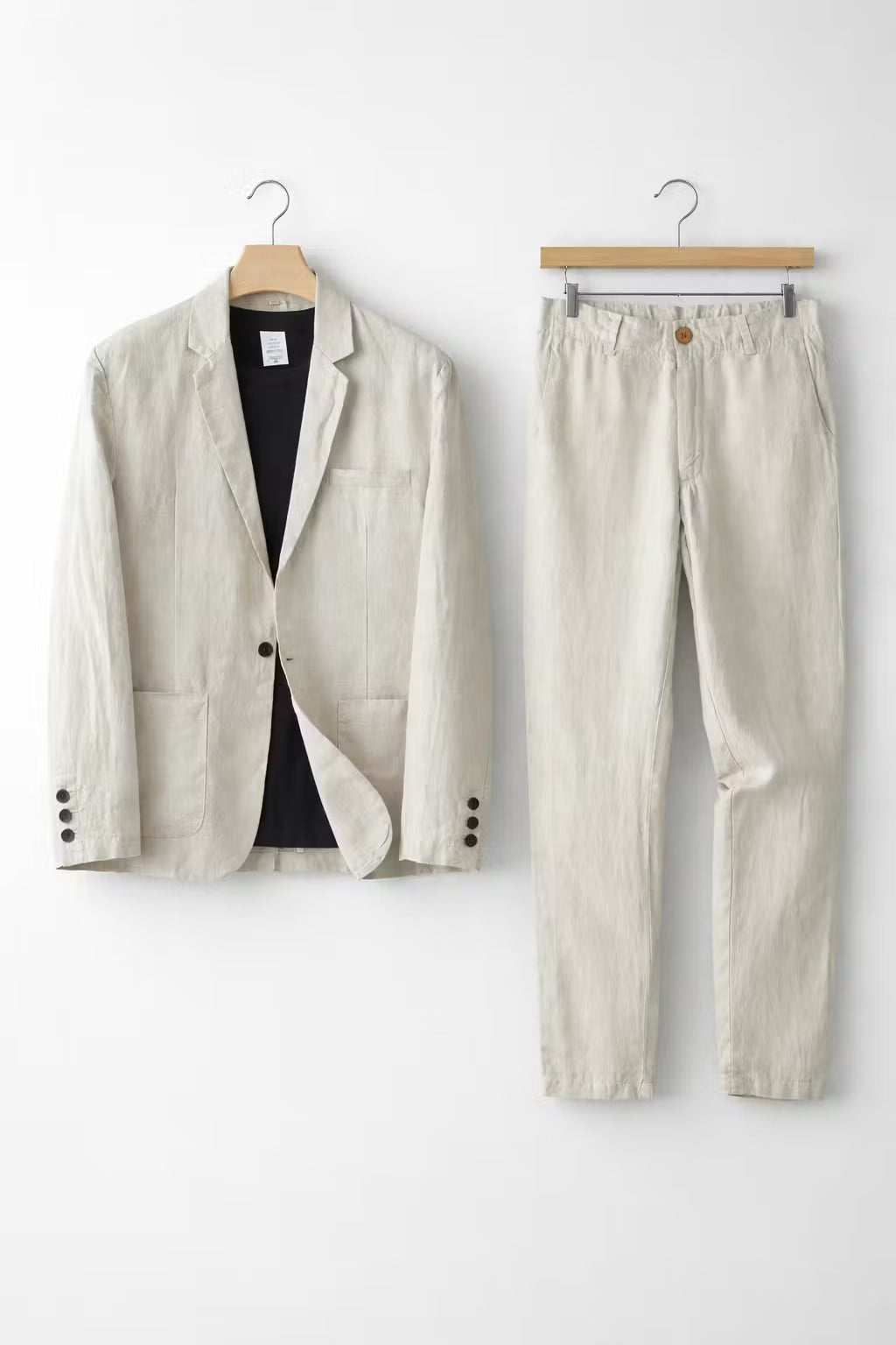 Traje de Lino Hombre Corte Relajado Elegante | Emilio