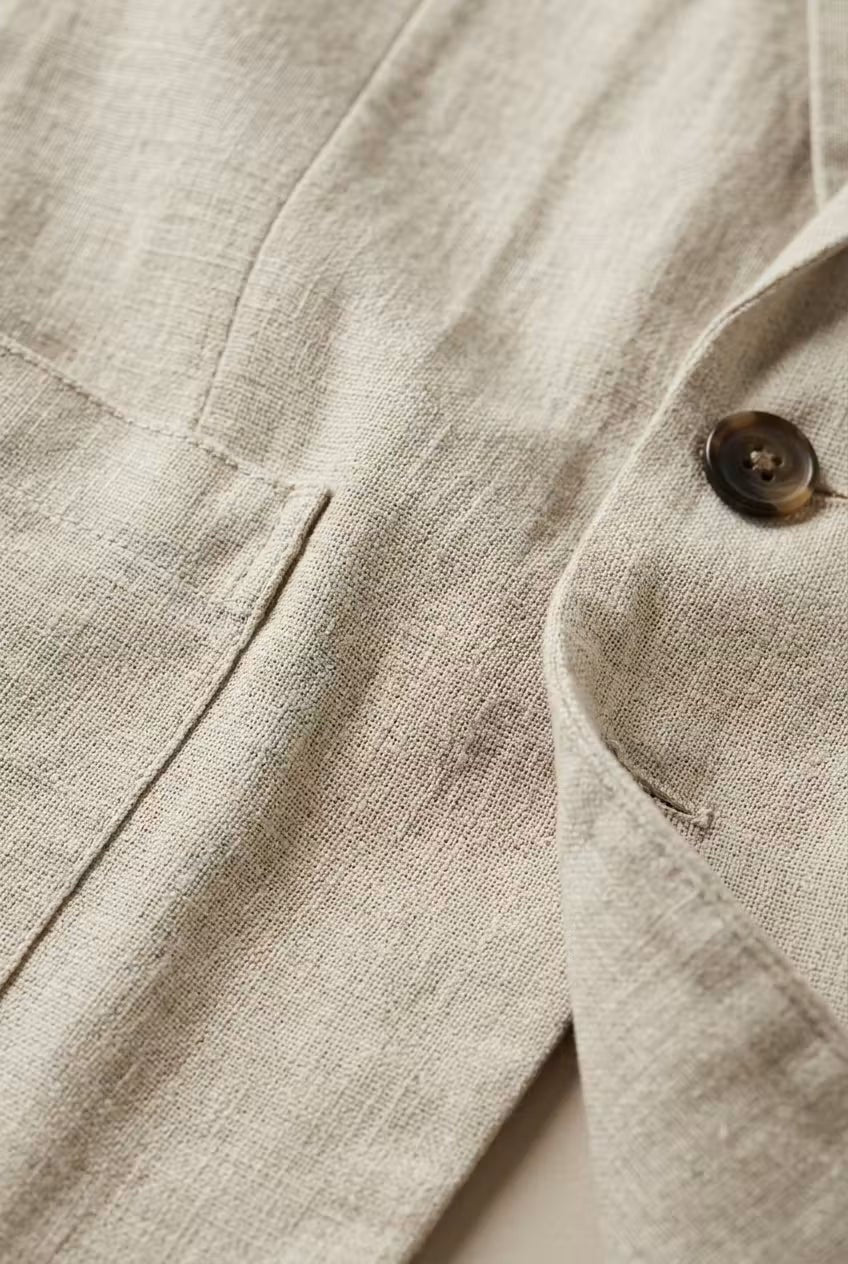 Traje de Lino Hombre Corte Relajado Elegante | Emilio