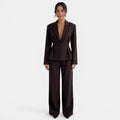 Conjunto Blazer Pantalón Marrón