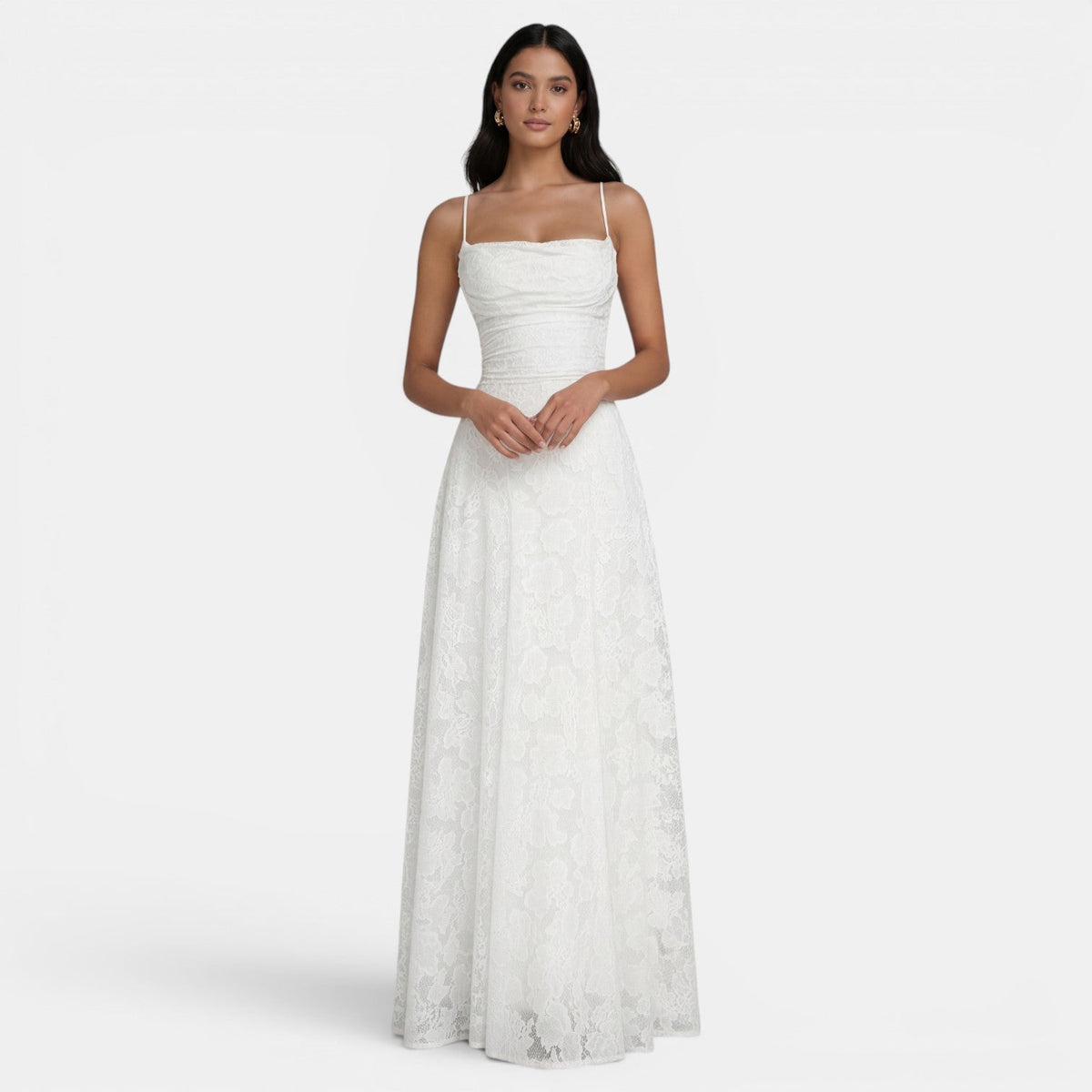 Robe femme ajustée dos nu à nouer | Arelys