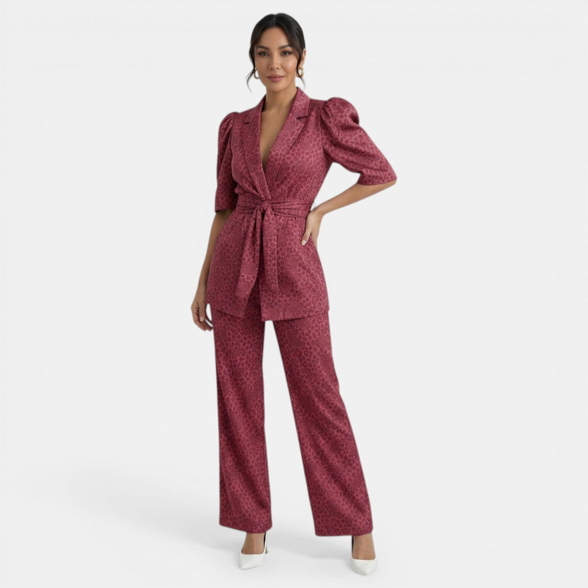 Ensemble Deux Pièces Femme Élégant Événements Premium | Nerea