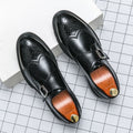 Zapatos de Vestir Italiano de Piel con Hebilla para Hombre | Gonzalo