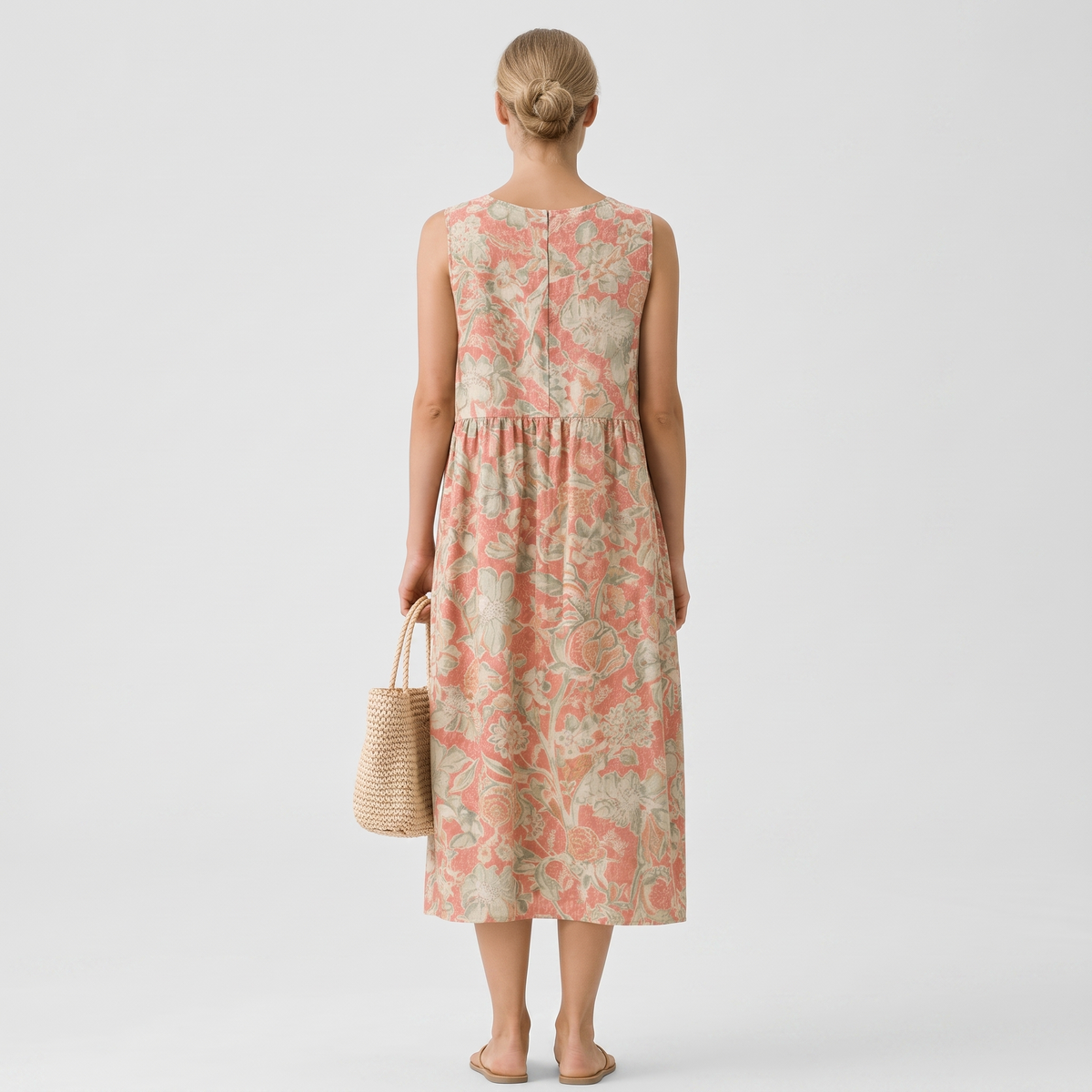 Vestido Boho Floral Midi | Eva