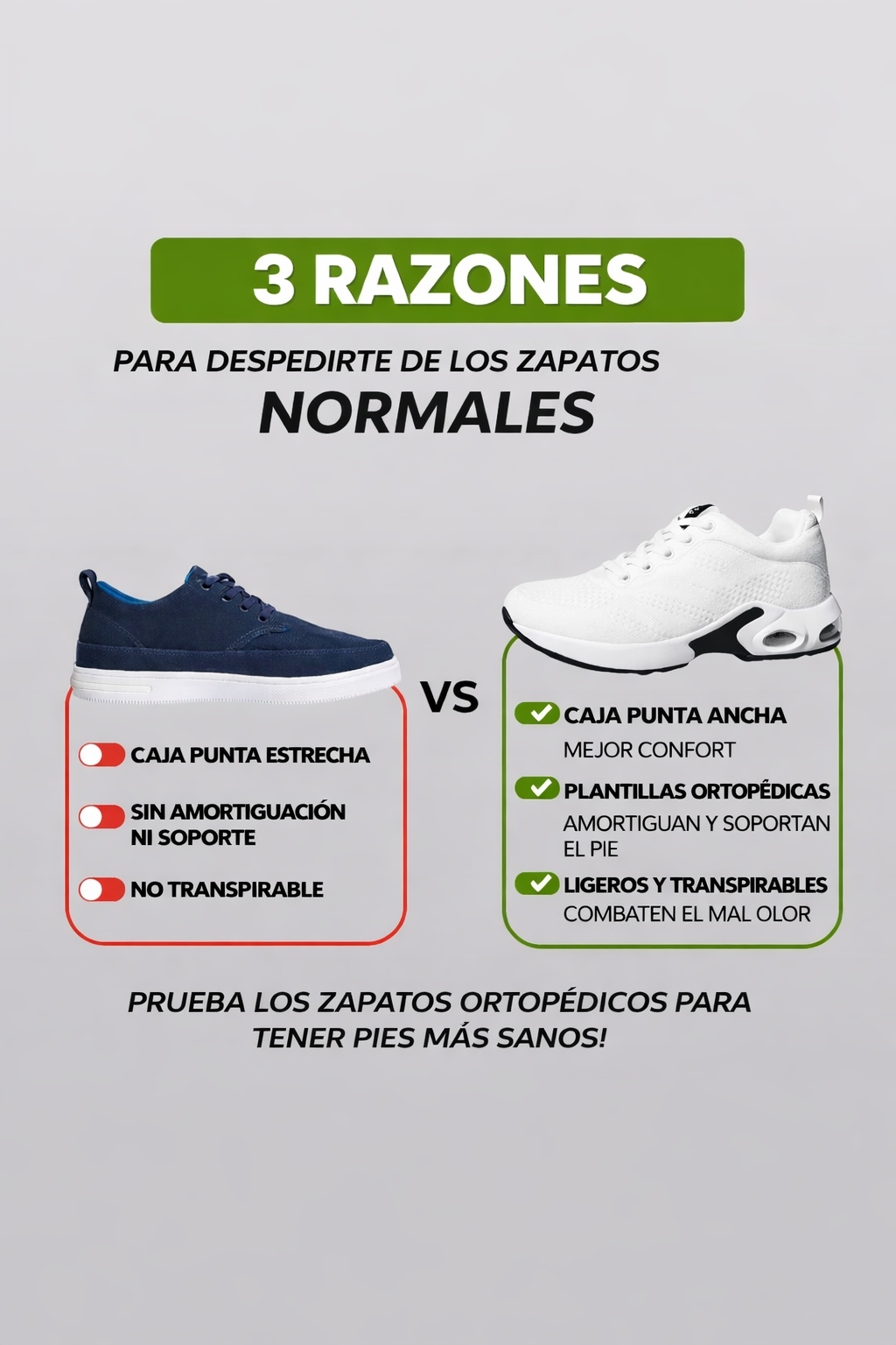 Chaussures ergonomiques pour soulager la douleur | OrtoConfort