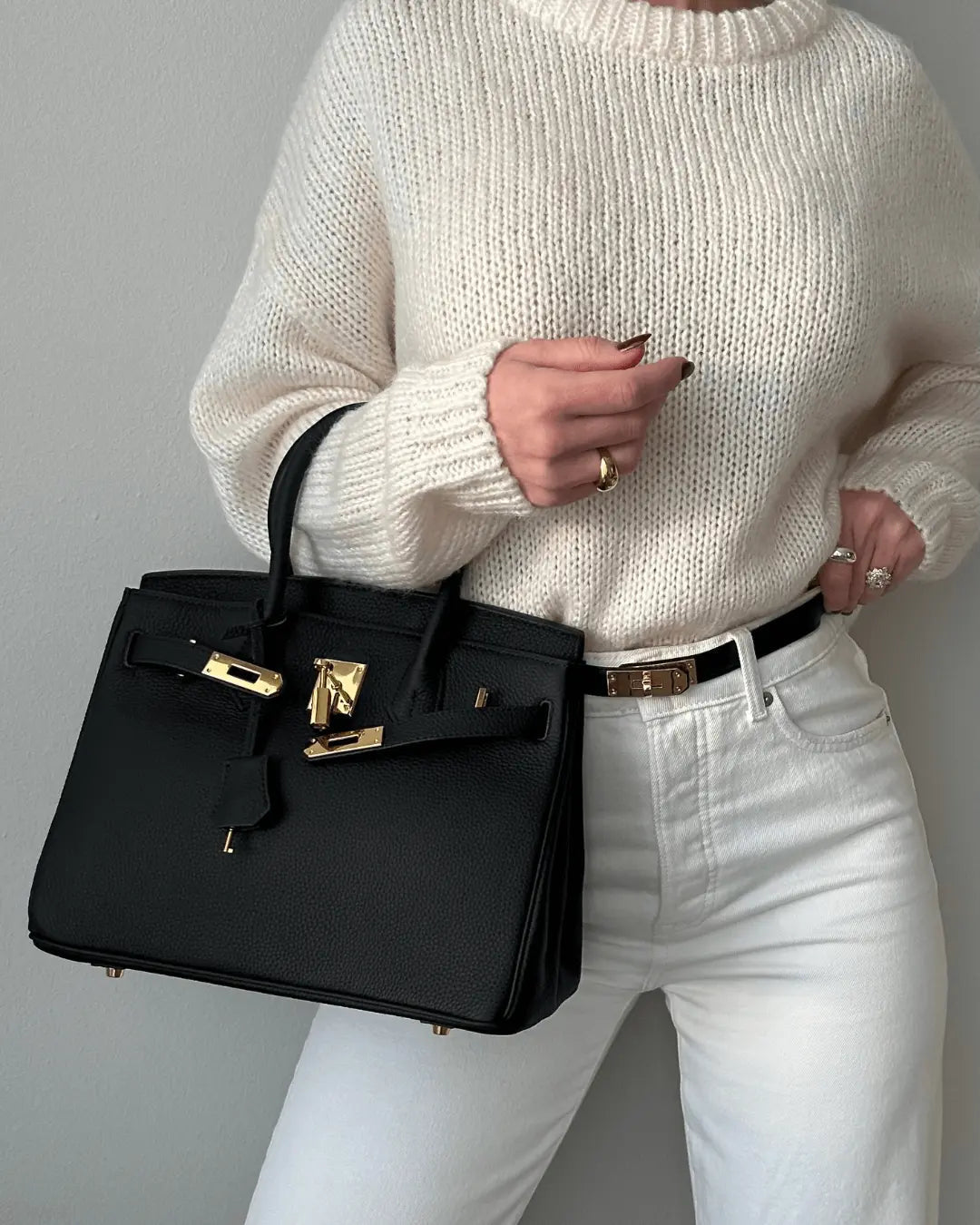 Bolso Cuero Genuino Elegante Mujer | Luna Cruz