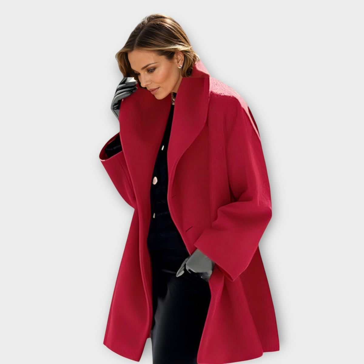 Manteau en laine oversize femme | Martina