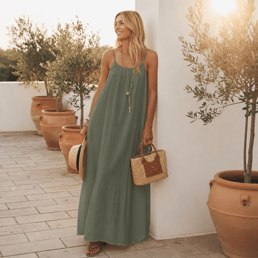 Vestido de Espalda Descubierta | Catalina para Mujer