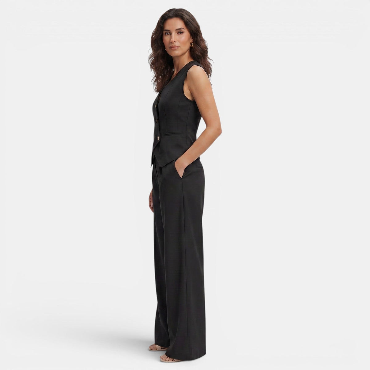 Ensemble élégant femme Gilet et Pantalon Événements | Andalousie