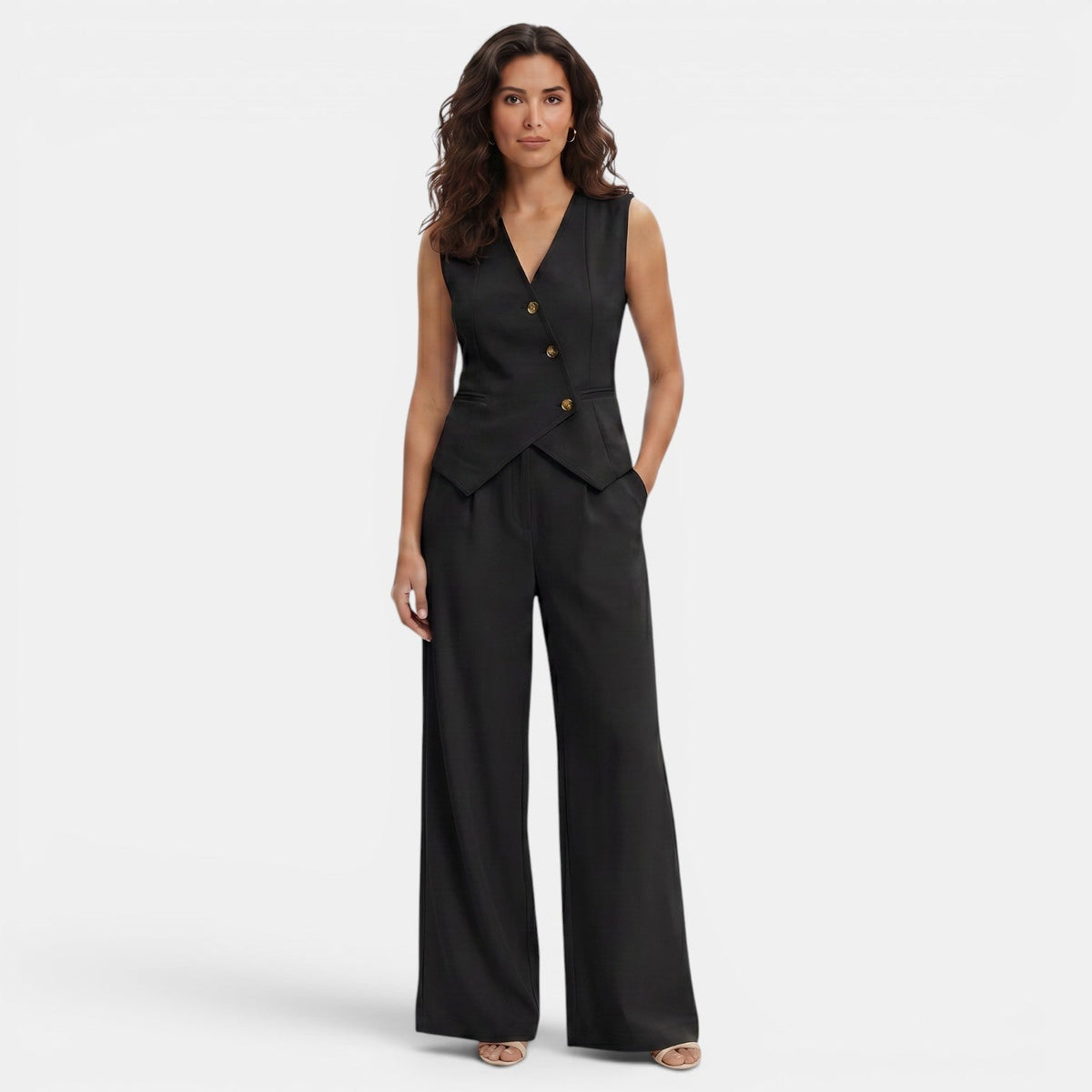 Ensemble élégant femme Gilet et Pantalon Événements | Andalousie