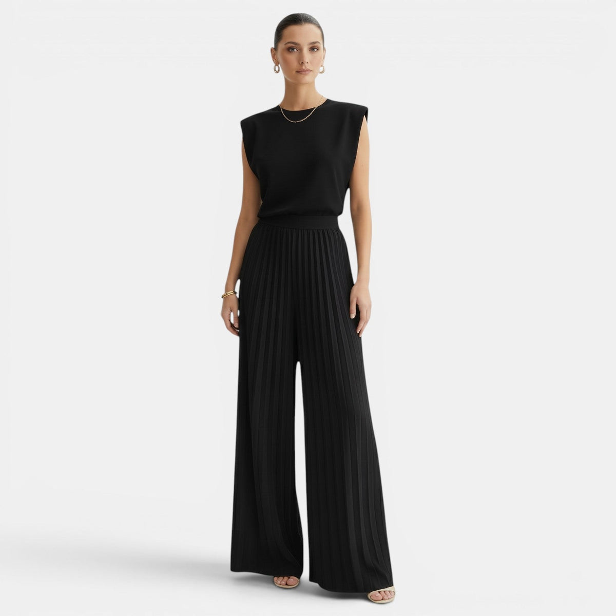 Ensemble Femme sans Manches avec Pantalon Large | Adriana