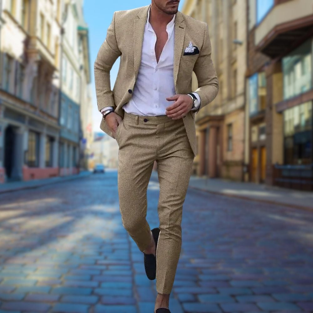 Traje Slim Fit Hombre Chaqueta y Pantalón a Juego Elegante | Rodrigo