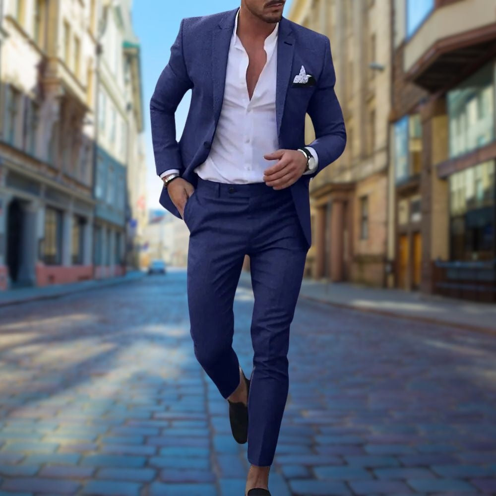 Traje Slim Fit Hombre Chaqueta y Pantalón a Juego Elegante | Rodrigo