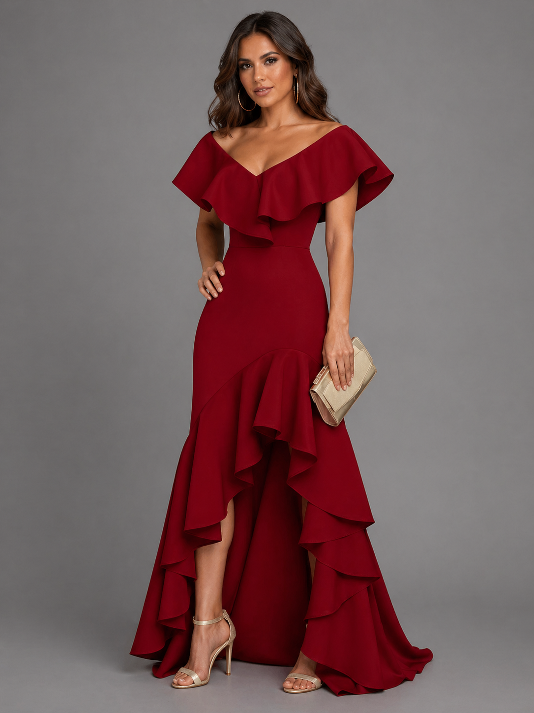 Vestido de Noche Elegante Mujer | Luna Cruz