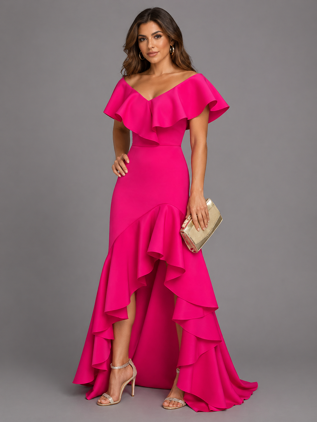 Vestido de Noche Elegante Mujer | Luna Cruz