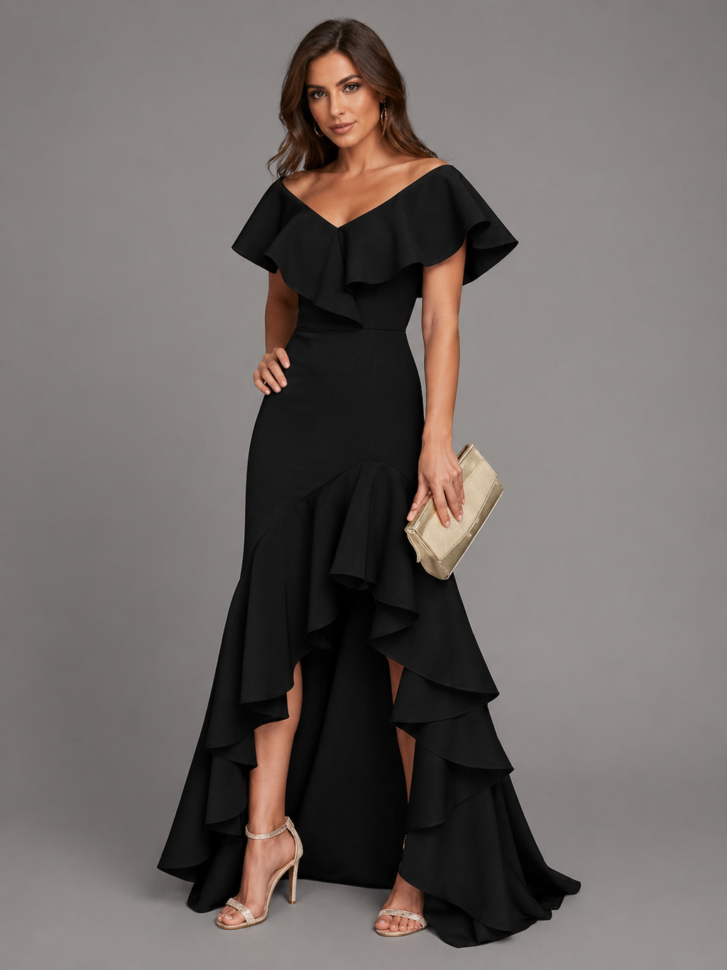 Vestido de Noche Elegante Mujer | Luna Cruz
