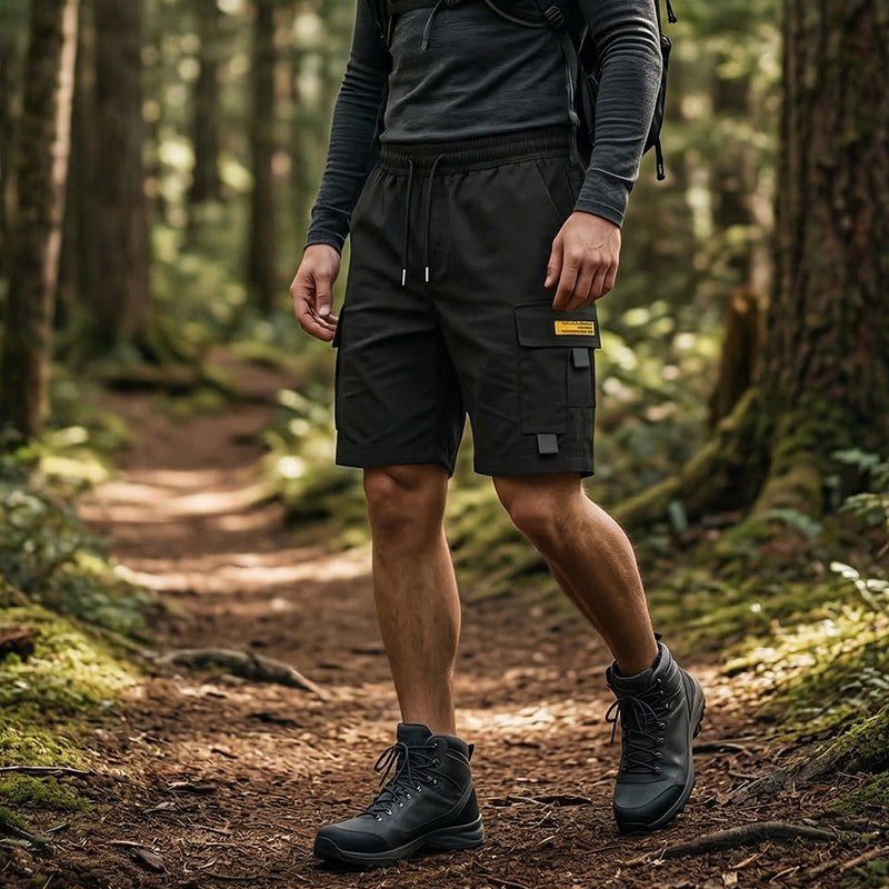 Pantalones cortos cargo informales para hombre con cordón ajustable | Alonso