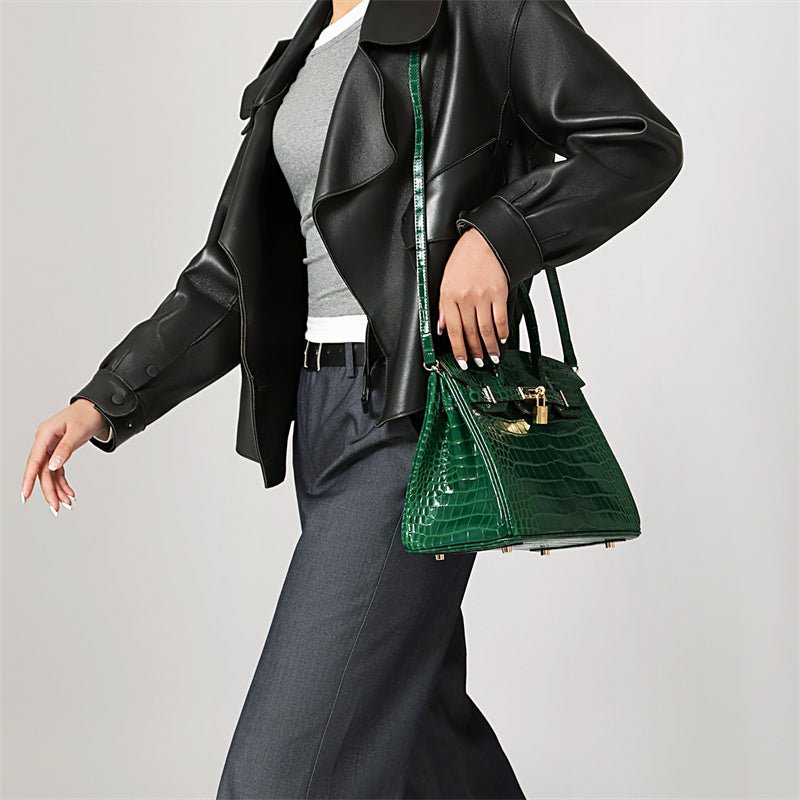 Bolso Cuero Genuino Elegante Mujer | Luna Cruz