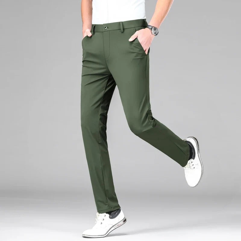 Pantalon Chino Slim Homme Élastique Coupe Moderne | Victor