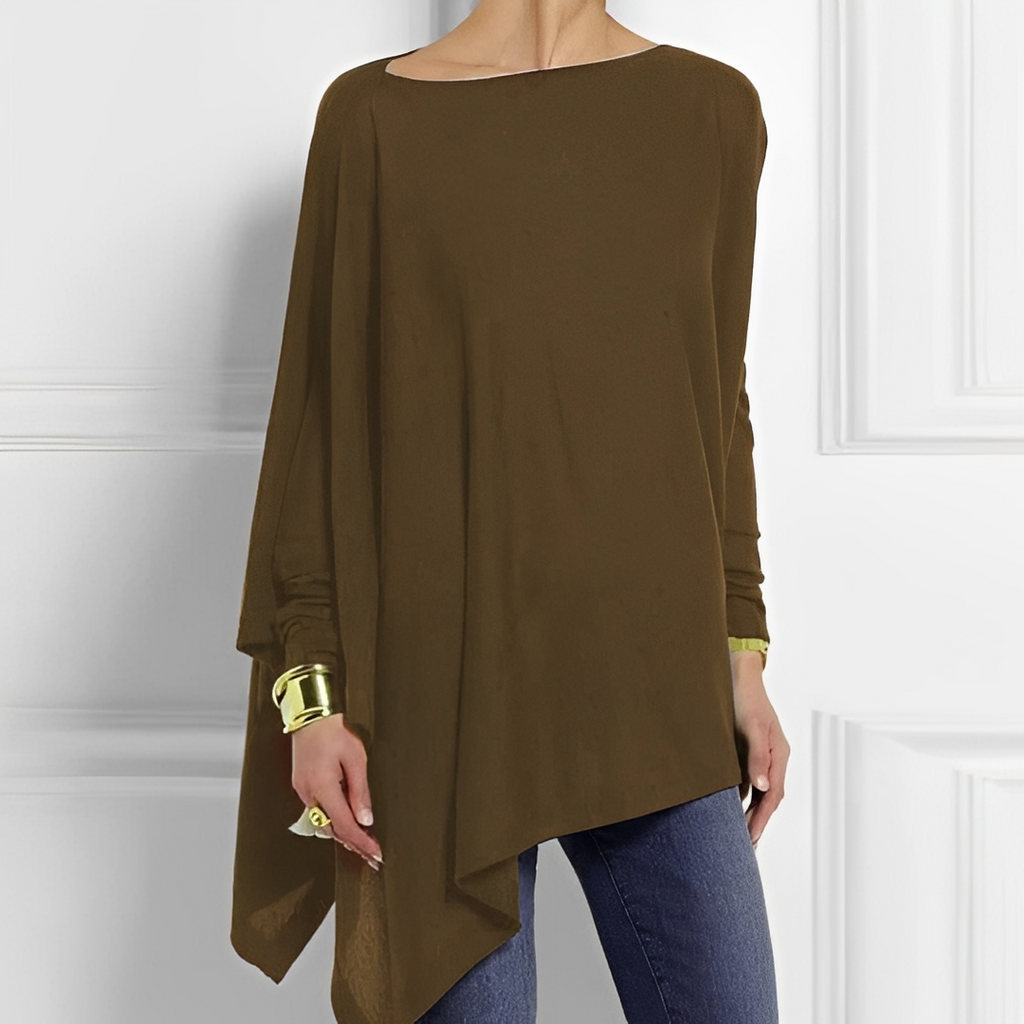 Blusa Manga Larga Holgada Mujer | Chaneta
