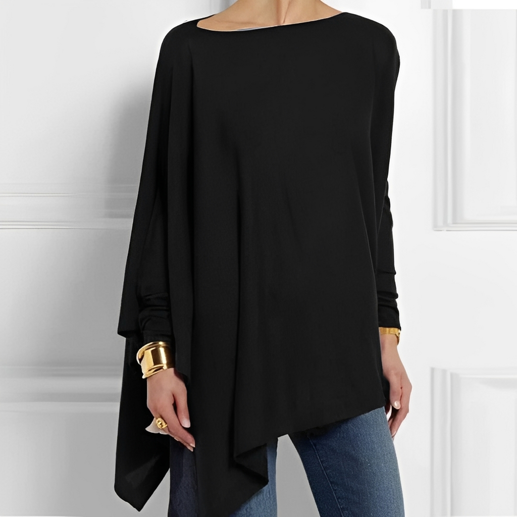 Blusa Manga Larga Holgada Mujer | Chaneta