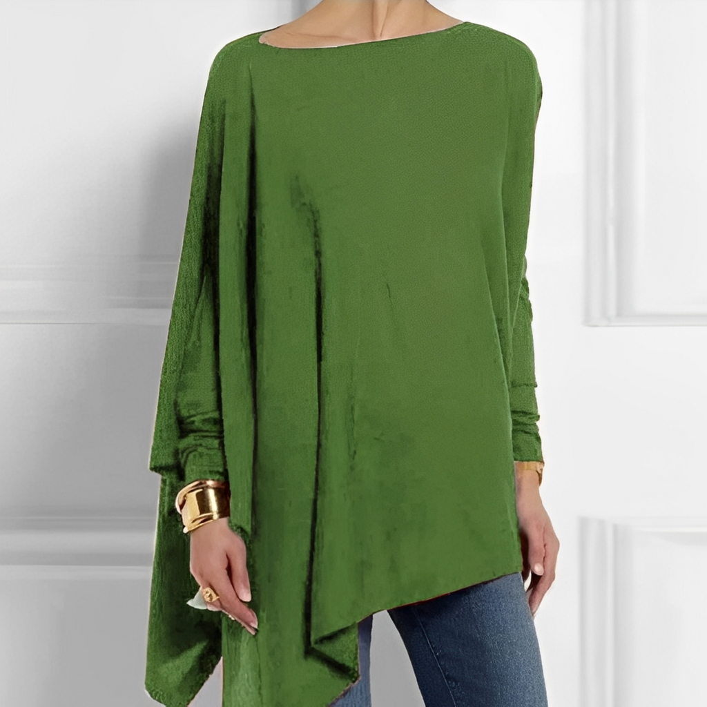 Blusa Manga Larga Holgada Mujer | Chaneta