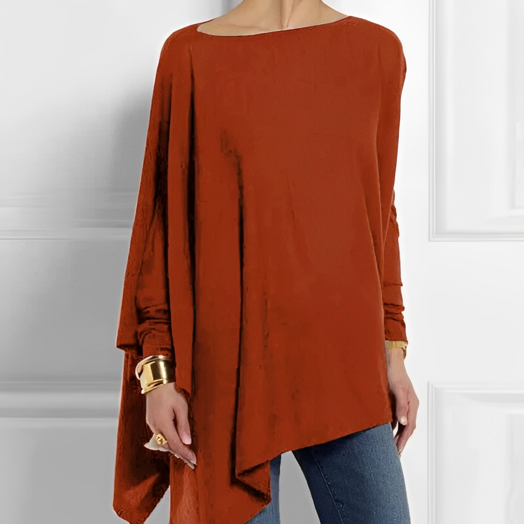 Blusa Manga Larga Holgada Mujer | Chaneta