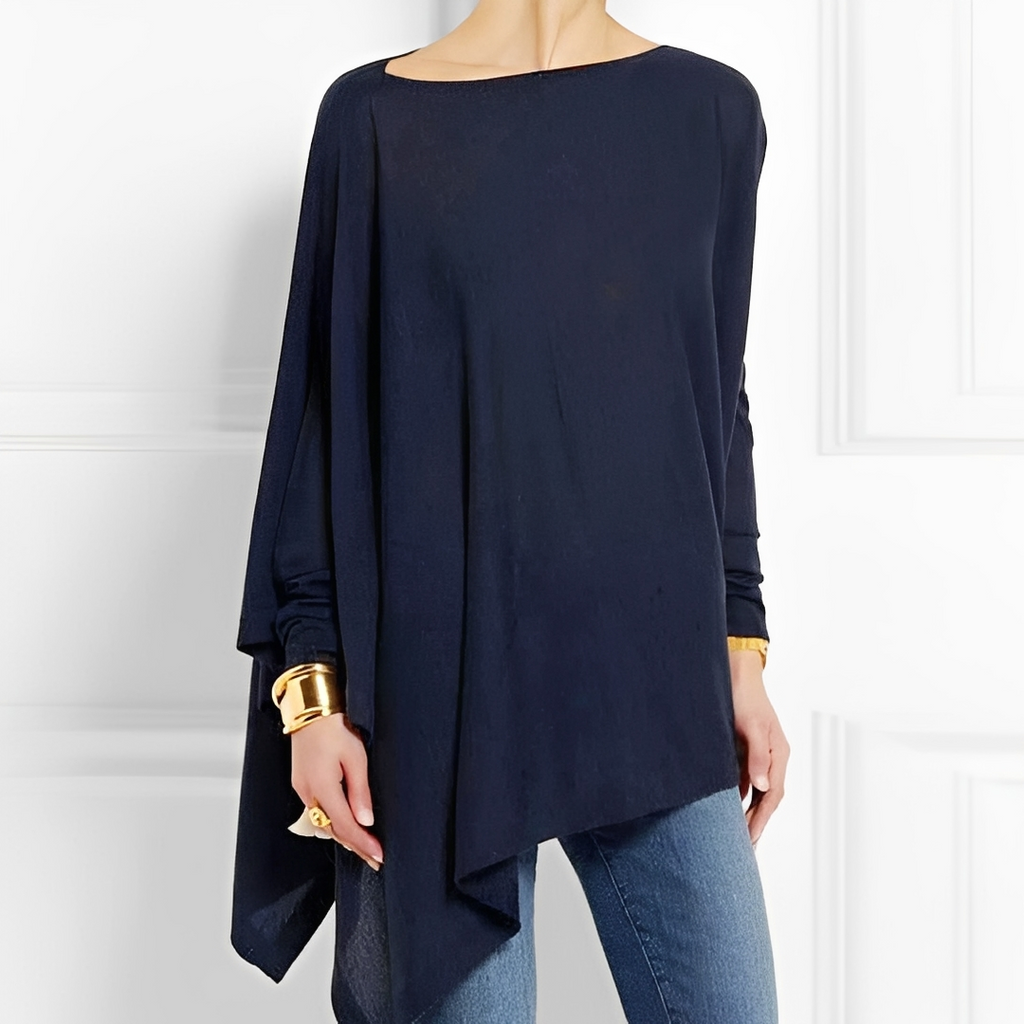 Blusa Manga Larga Holgada Mujer | Chaneta