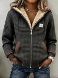 Chaqueta Acolchada con Capucha y Forro Sherpa Mujer | Silvana
